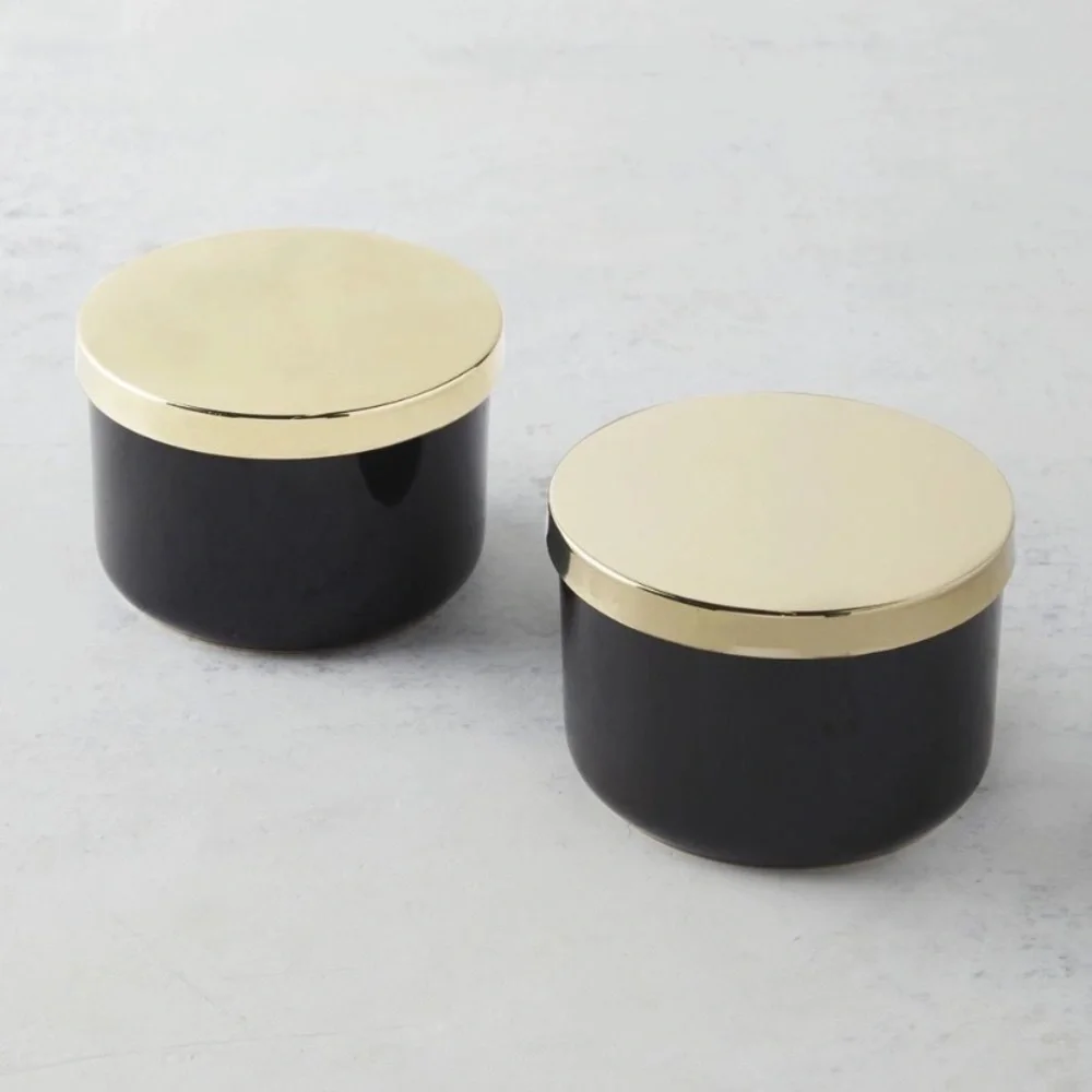 Z Gallerie black canisters